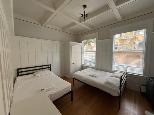 Unit 550: a room set up with two beds